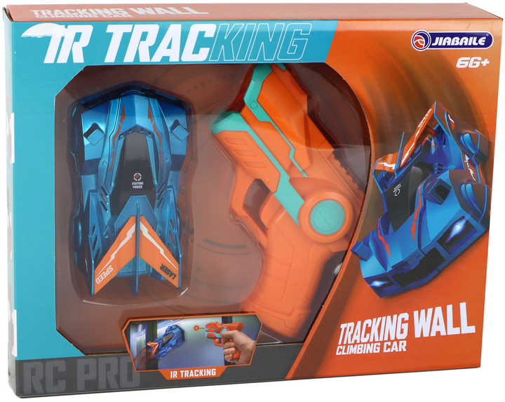 Samochód zdalnie sterowany Lean Toys Tracking Wall Niebieski (16671) (5905884452578) - obraz 1