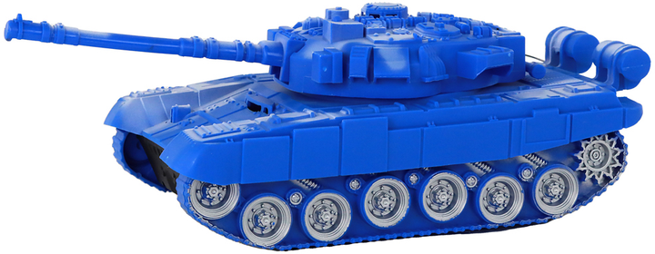 Czołg zdalnie sterowany Lean Toys 1:18 27 MHz Niebieski (17277) (5905991001003) - obraz 3