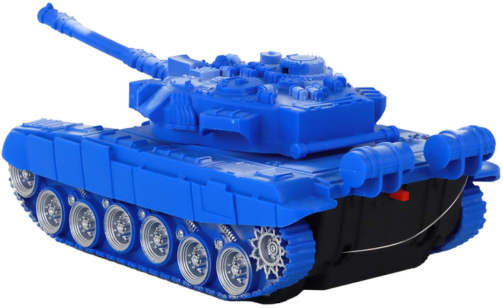 Czołg zdalnie sterowany Lean Toys 1:18 27 MHz Niebieski (17277) (5905991001003) - obraz 4