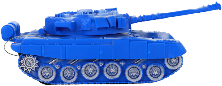 Czołg zdalnie sterowany Lean Toys 1:18 27 MHz Niebieski (17277) (5905991001003) - obraz 5