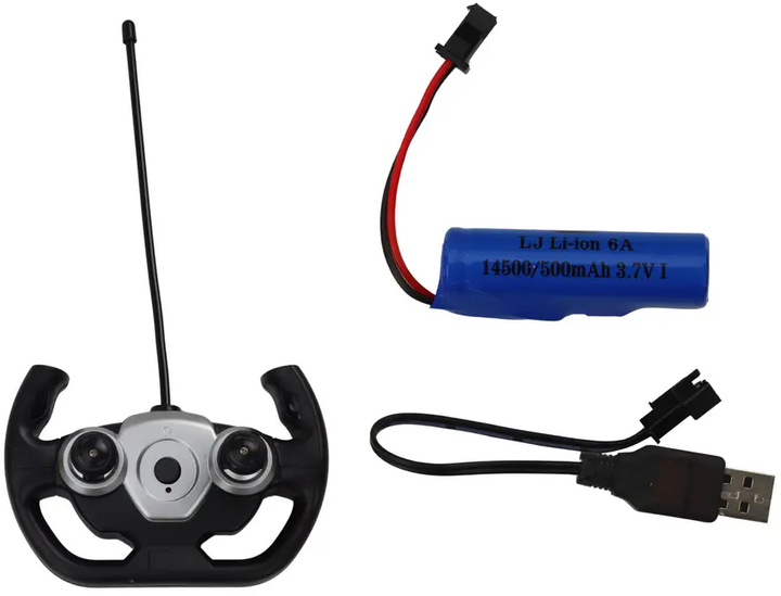 Ciężarówka zdalnie sterowana Lean Toys 27 MHz Czarny (17624) (5905991004738) - obraz 5