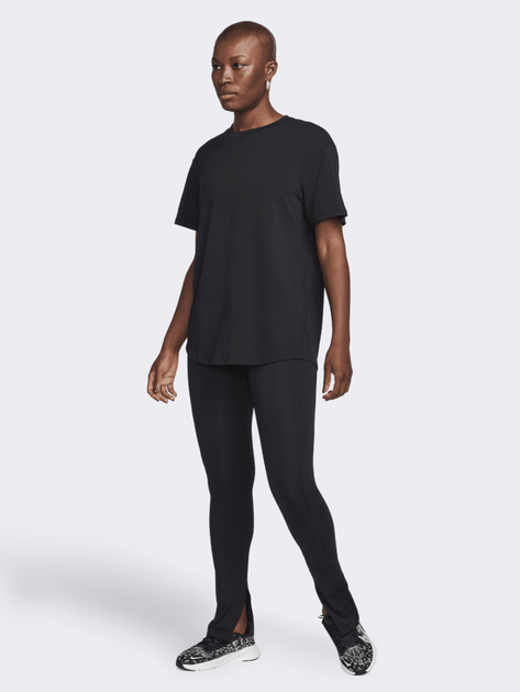Koszulka sportowa damska luźna Nike W Nk One Relaxed Df Ss Top FN2814-010 M Czarna - obraz 3