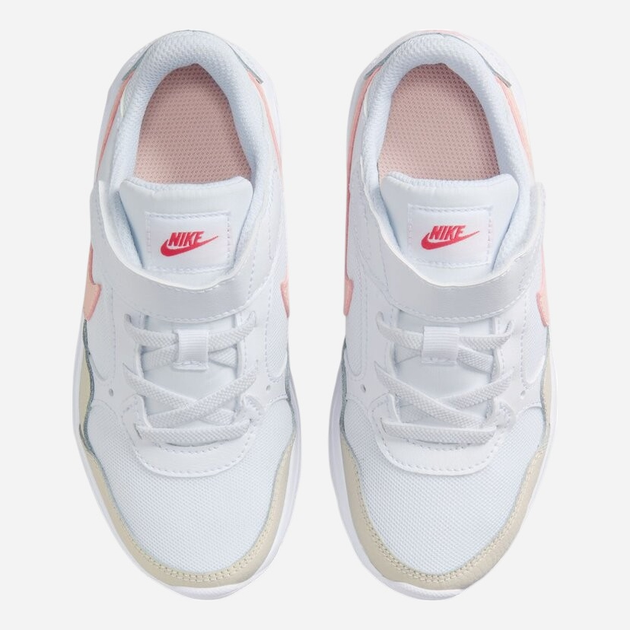 Дитячі кросівки для дівчинки Nike Air Max Sc (Psv) CZ5356-122 30 Білий/Коричневий (197859220694) - зображення 4