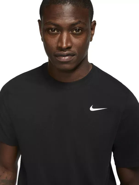 Футболка довга чоловіча Nike M Nk Df Tee Dfc Crew Solid AR6029-010 XL Чорна (887232248307) - зображення 4