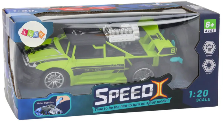 Auto zdalnie sterowane Lean Toys Speed 1:20 Zielone (19618) (5905991009931) - obraz 1