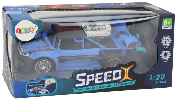 Auto zdalnie sterowane Lean Toys Speed 1:20 Niebieskie (19619) (5905991009948) - obraz 1