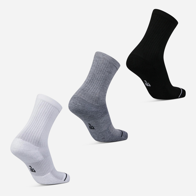 Набір чоловічих шкарпеток високих Nike U J Ed Cush Poly Crew 3Pr 144 DX9632-914 XL 3 пари Різнокольоровий (196969413149) - зображення 3