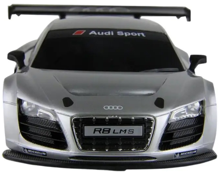 Auto zdalnie sterowane Rastar Audi R8 LMS 1:24 Srebrne (20616) (5905991029021) - obraz 2