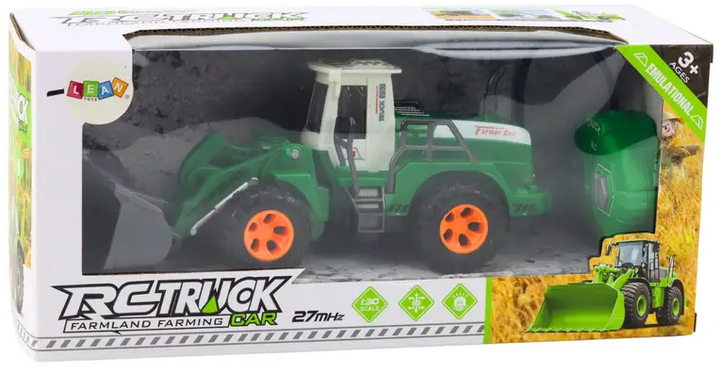 Koparka zdalnie sterowana Lean Toys RC Truck Zielona (21054) (5905991036203) - obraz 1
