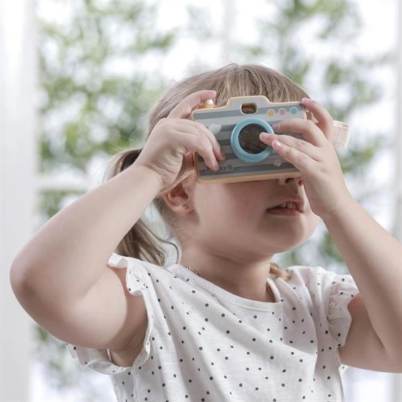 Aparat fotograficzy Viga PolarB drewniany z kalejdoskopem 44034 (6971608440342) - obraz 5