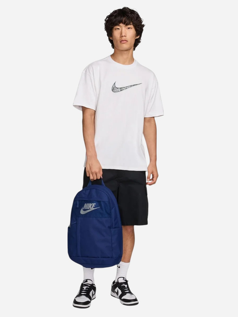 Рюкзак чоловічий спортивний 21 л вміщує формат А4 Nike Nk Elmntl Bkpk - Lbr DD0562-492 Синій (197602782516) - зображення 2