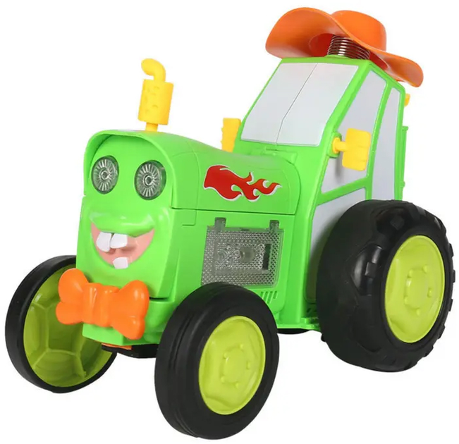 Traktor zdalnie sterowany Lean Toys Zielony (21222) (5905991037170) - obraz 4
