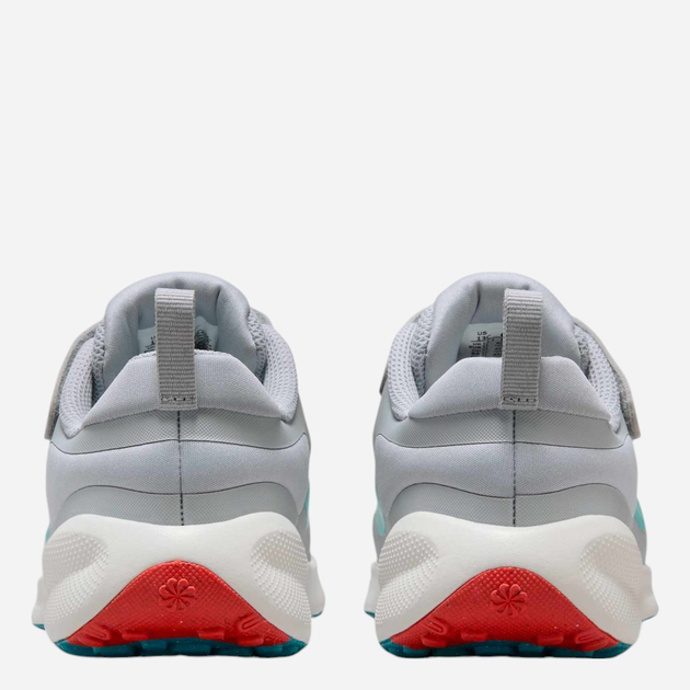 Buty sportowe chłopięce na rzepy Nike Revolution 7 (Psv) FB7690-008 25 Szare - obraz 5