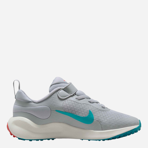 Buty sportowe chłopięce na rzepy Nike Revolution 7 (Psv) FB7690-008 28.5 Szare - obraz 1