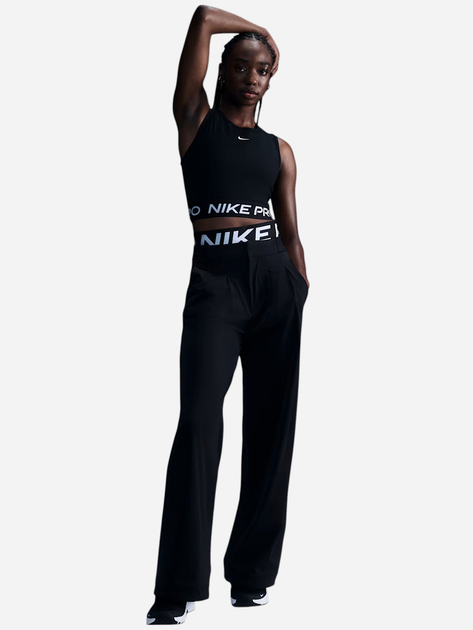Спортивний топ для фітнесу жіночий Nike Pro Df 365 Crop Tank FZ3615-010 M Чорний (197598837351) - зображення 3