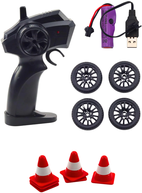 Auto zdalnie sterowane Lean Toys Drift Return 4WD Czerwone (22687) (5905991050360) - obraz 4