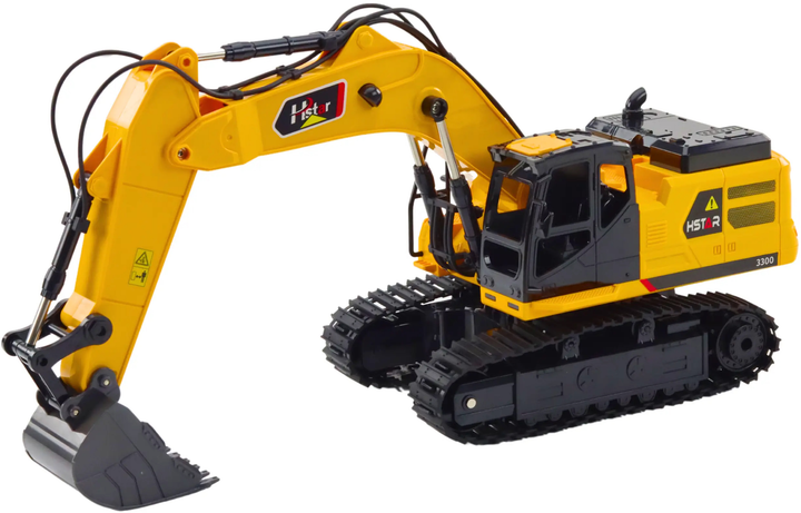Koparka gąsienicowa zdalnie sterowana Lean Toys ze dźwiękiem 9CH 2.4G (22693) (5905991050421) - obraz 3