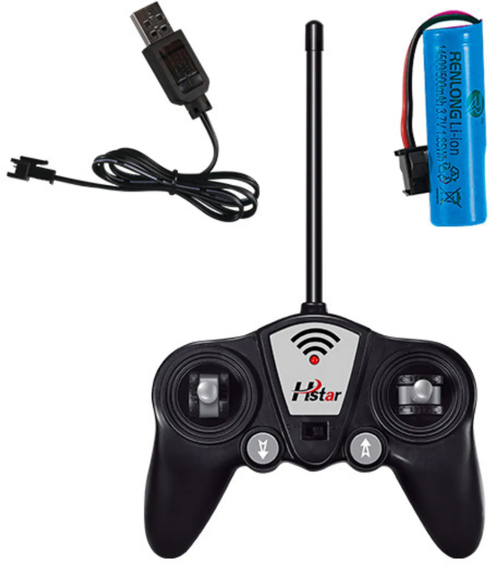Buldożer zdalnie sterowany Lean Toys 2.4G 9CH Żółty (22694) (5905991050438) - obraz 4