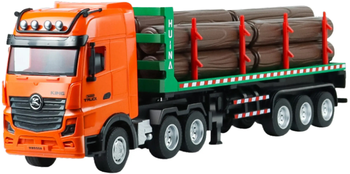 Ciężarówka zdalnie sterowana Huina Toys 1:18 Transporter drewna (22736) (5905991050858) - obraz 3