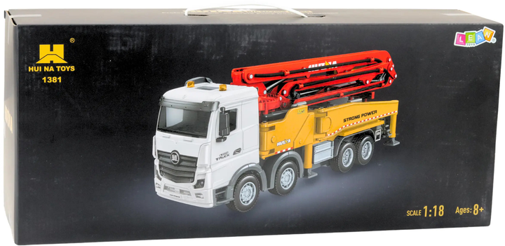 Ciężarówka zdalnie sterowana Huina Toys 1:18 Wielokolorowa (22743) (5905991050926) - obraz 1