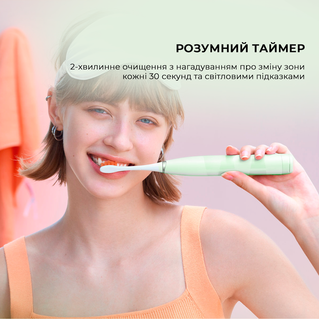 Электрическая зубная щетка Oclean Flow S Green - изображение 7