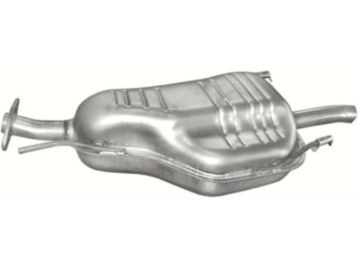 Глушник Опель Астра (Opel Astra) 1.6 8V 98-00 (17.537) Polmostrow алюмінієвий - зображення 2