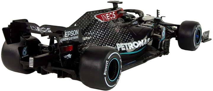 Auto zdalnie sterowane Rastar Mercedes-AMG F1 1:12 Czarne (15283) (5905515356695) - obraz 4