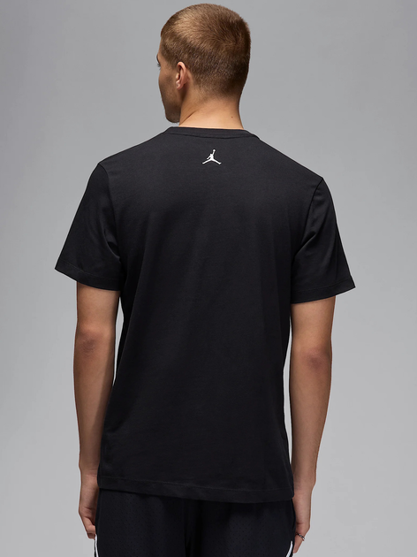 Футболка бавовняна довга чоловіча Nike M J Sprt Df Gfx SS Crew HQ7984-010 M Чорна (197859005307) - зображення 2