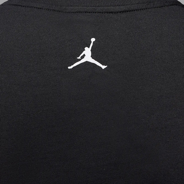 Футболка бавовняна довга чоловіча Nike M J Sprt Df Gfx SS Crew HQ7984-010 M Чорна (197859005307) - зображення 5