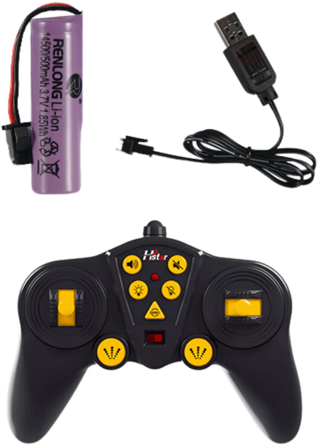 Wóz strażacki zdalnie sterowany Lean Toys 2.4G Czerwony (22703) (5905991050520) - obraz 4