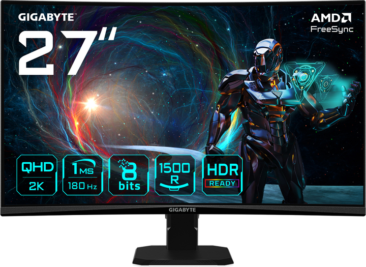 Monitor  27" Gigabyte GS27QCA Gaming Monitor - obraz 2