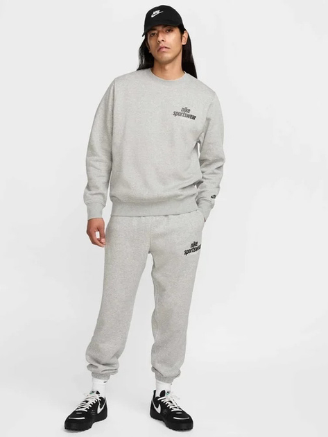Спортивні штани чоловічі Nike M Nk Club BB CF Pant Nsw Gfx HJ2185-063 S Сірі (197859221561) - зображення 3