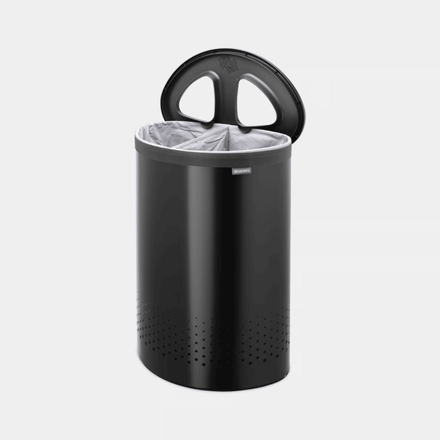 Бак для білизни двосекційний Brabantia 55л 242366 - Фото 5 Бак для білизни двосекційний Brabantia 55л 242366 - зображення 5