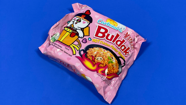 Набор Пожарная Бригада (Лапша Samyang Buldak со Вкусом Курицы в Соусе Карбонара Острая + Напиток Milkis Газированный Молочный Original - изображение 3