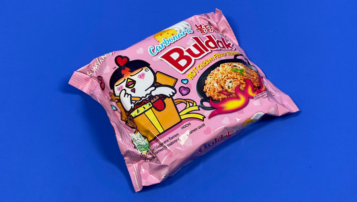 Набор Пожарная Бригада (Лапша Samyang Buldak со Вкусом Курицы в Соусе Карбонара Острая + Напиток Milkis Газированный Молочный Original - изображение 4