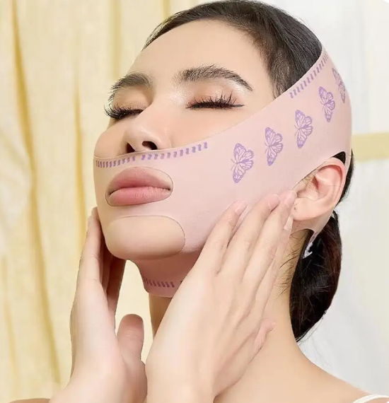 Маска ліфтинг бандаж для підтяжки обличчя Face Lifting Belt Bandage - изображение 2