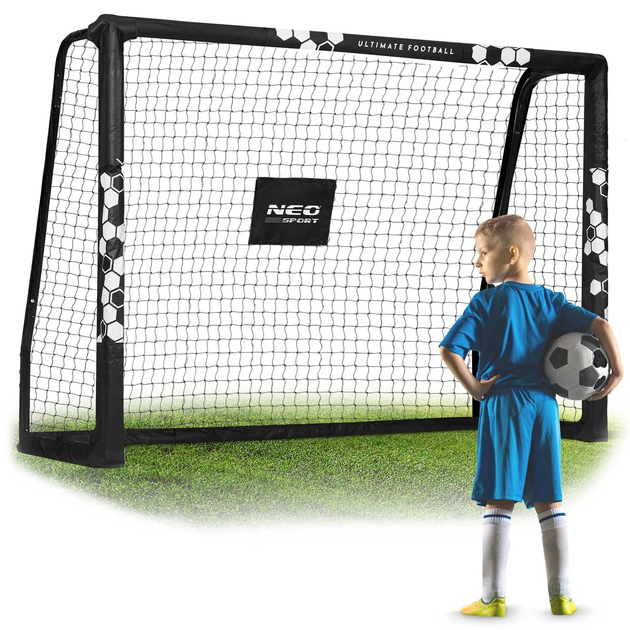 Bramka do piłki nożnej Neo Sport Hexagon 180 x 120 x 60 cm NS-462 (5903890617707) - obraz 3