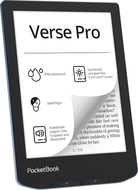 Czytnik e-booków PocketBook 634 Verse Pro Azure (PB634-A-WW) - obraz 2