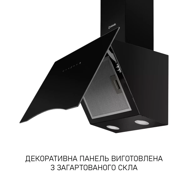 Витяжка Minola hvs 6812 bl 1200 led - зображення 5
