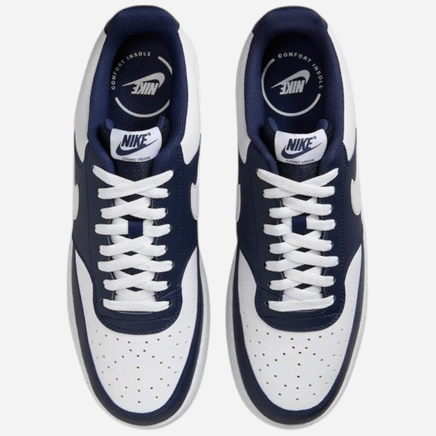 Чоловічі кеди низькі Nike Court Vision Lo HM9862-400 45.5 (11.5US) Темно-сині з білим (197861475211) - зображення 5