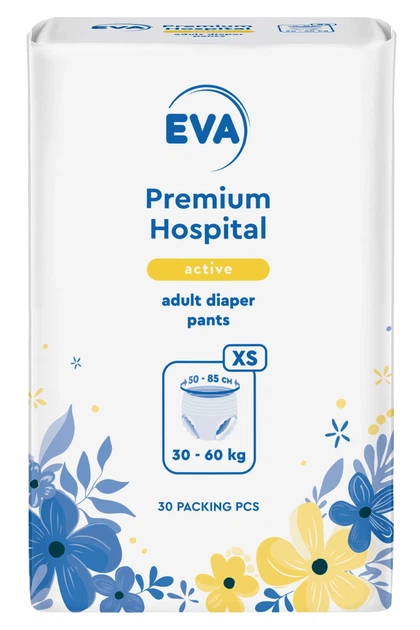 Підгузки-трусики EVA Premium Hospital Active Junior ,XS - Фото 1 Підгузки-трусики EVA Premium Hospital Active Junior ,XS - изображение 1