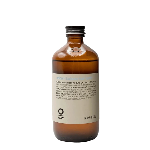 Балансирующий антисеборейный шампунь для волос OWAY Rolland Sebum balance Hair Bath 240 мл - Фото 1 Балансирующий антисеборейный шампунь для волос OWAY Rolland Sebum balance Hair Bath 240 мл - изображение 1