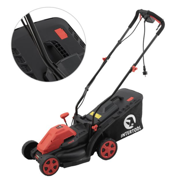 Газонокосилка электрическая Intertool-Storm 1400Вт x 340мм x 35л (WT-2264) - изображение 4