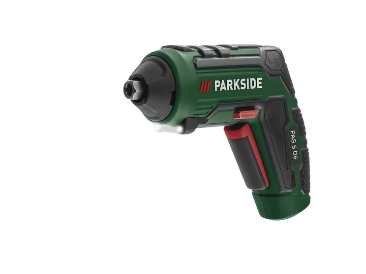 Аккумуляторная отвертка Parkside PAS 5 D5 шуруповерт с насадками 4 V, 1500 mAh, 10 Nm, Германия - изображение 2