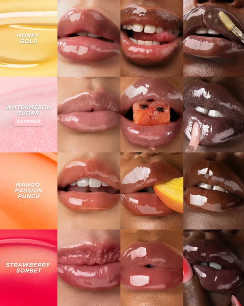 Масло для губ Gisou "Mango Passion Punch" Honey Infused Lip Oil - изображение 5