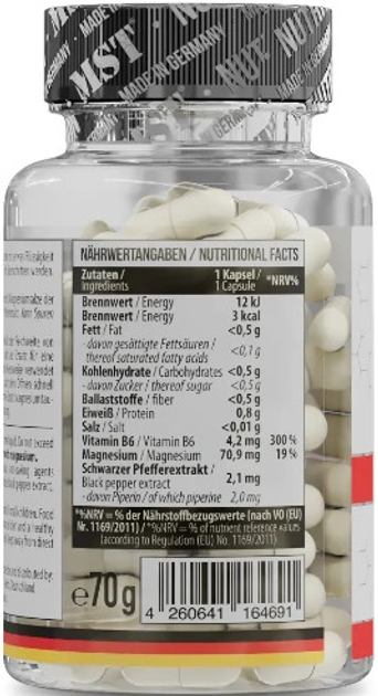 Магній MST Magnesium Taurat 60 капс. - зображення 2