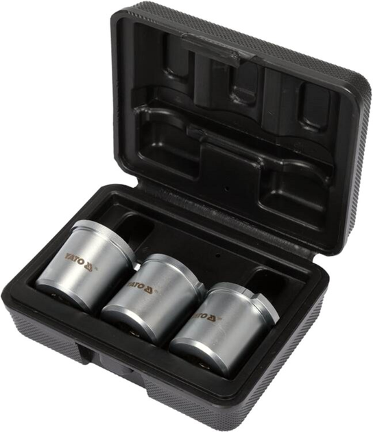 Nasadki YATO do regulacji faz wałka rozrządu auta VAG z kwadratem 3/8", 3 szt. (YT-06336) - obraz 1