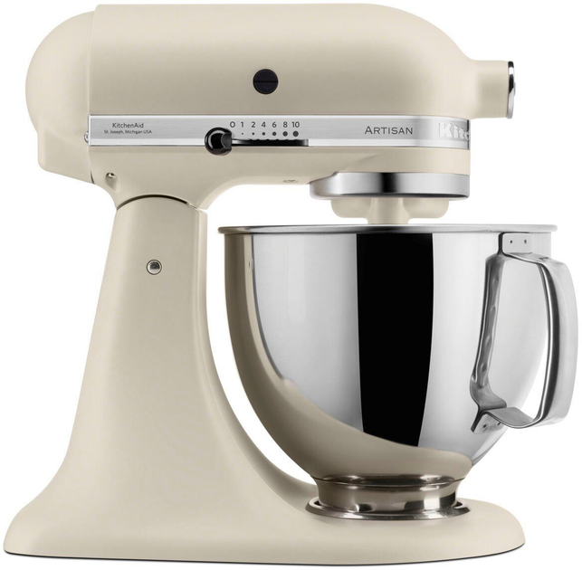 Кухонная машина KitchenAid Artisan 4,8 л 5KSM125EFL с откидным блоком матовый бежевый - изображение 2