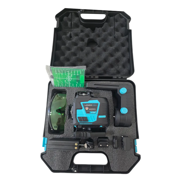Лазерный уровень Laser PRO G04CG, 16 линий (4 плоскости по 360°), работа до 5 часов - изображение 8