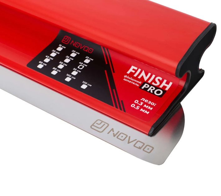 Набор шпателей для механического нанесения NOVQO FINISH PRO 3 - Фото 3 Набор шпателей для механического нанесения NOVQO FINISH PRO 3 - изображение 3